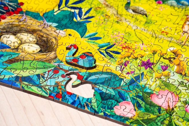 Houten puzzel Wilde tuin 500 stukjes