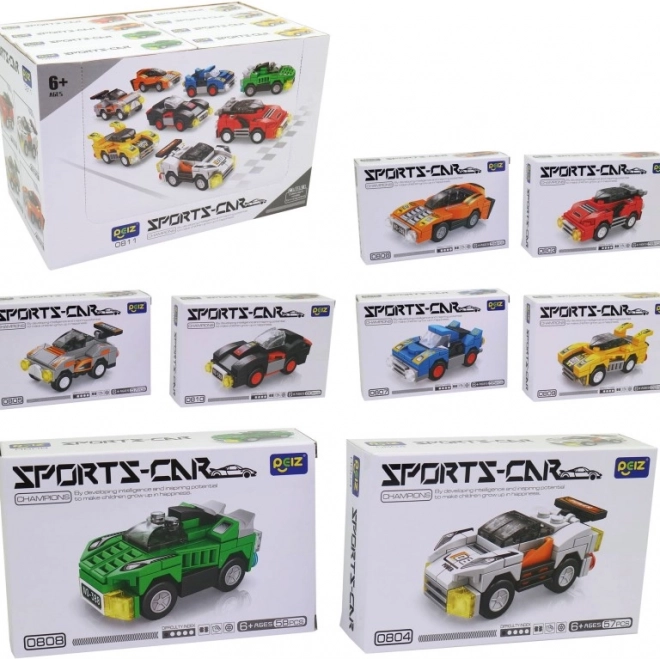 Sport Cars with Free Wheels - 16 pcs in Display Box