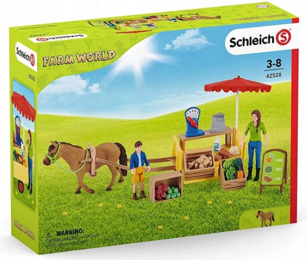 Schleich 42528 Ferme mobile Étal lumineux
