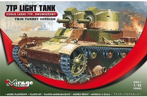 Lichte Tank 7TP Dubbele Torens