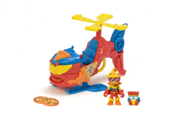 SuperThings Pizzacopter mit Scheibenwerfer