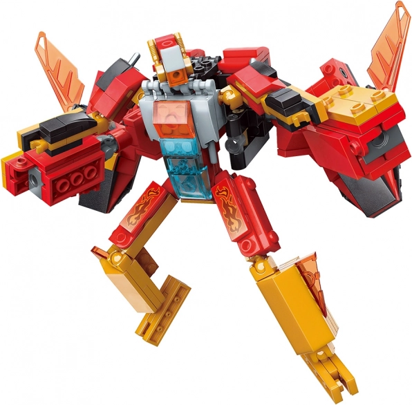 Qman convertible robot and fighter jet Flying Bombing Soldier
