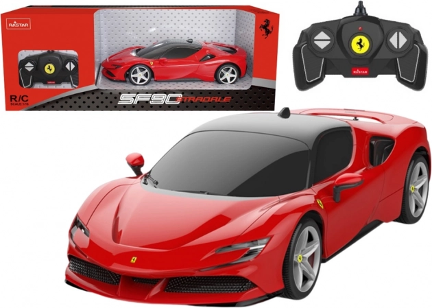 RASTAR Remote-Controlled Car 1:18 FERRARI SF90 Stradale - red