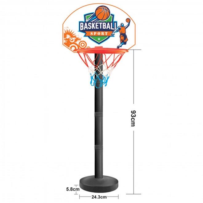 Basketbal set voor kinderen 93 cm - WOOPIE