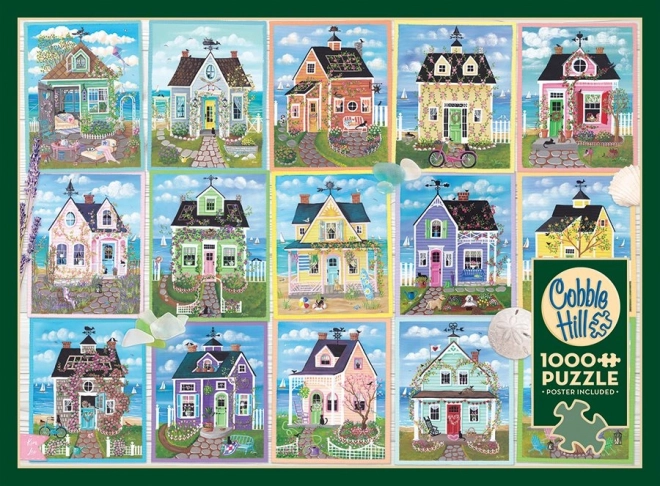 Puzzle Häuschen am Meer COBBLE HILL 1000 Teile