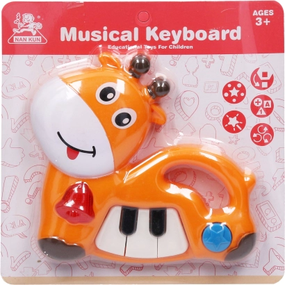 Muzikale dierenpiano 18 cm