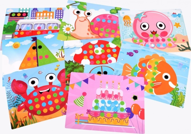 Educatieve puzzel kleurrijke mozaïek voor kinderen