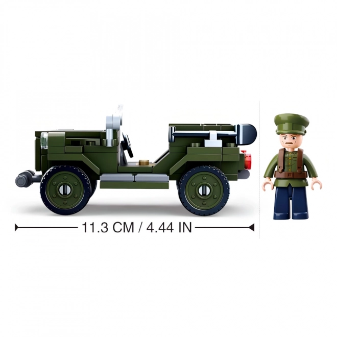 Baukasten Militärjeep Sluban GAZ 67