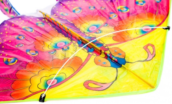Large Butterfly-Shaped Kite 90 cm – Purple