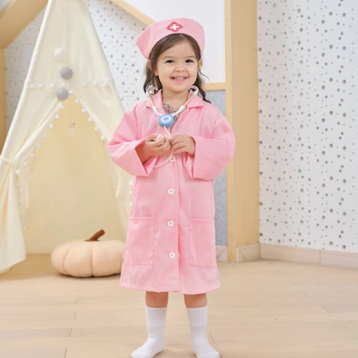 Authentic pink coat with pocket