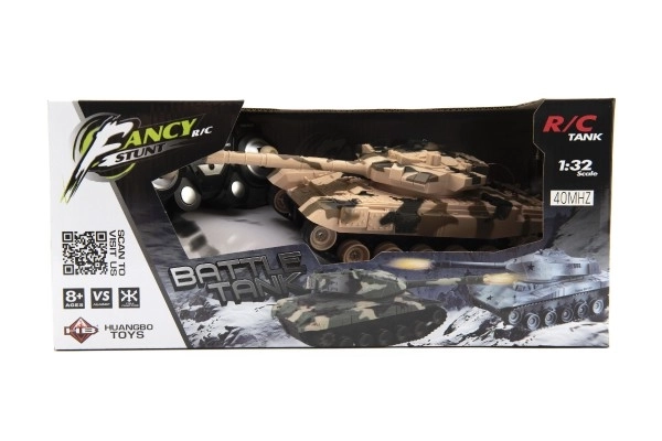 Remote-Controlled Tank with Rechargeable Pack and Sound Effects