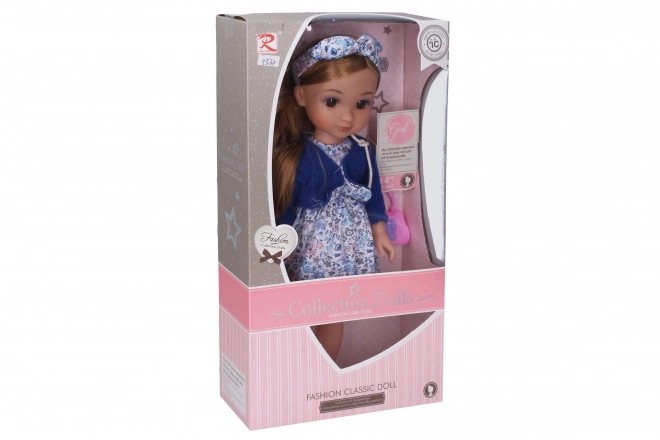 Puppe mit Halstuch 35 cm