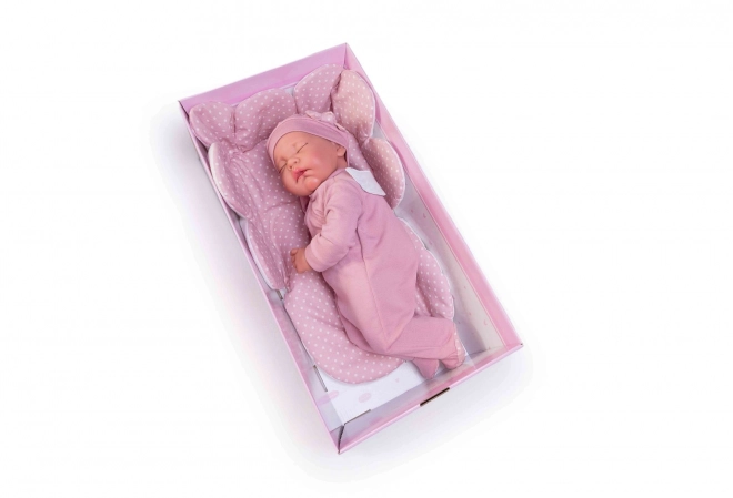 Antonio Juan 33226 LUNA - slapende realistische pop baby met zacht stoffen lichaam - 42 cm