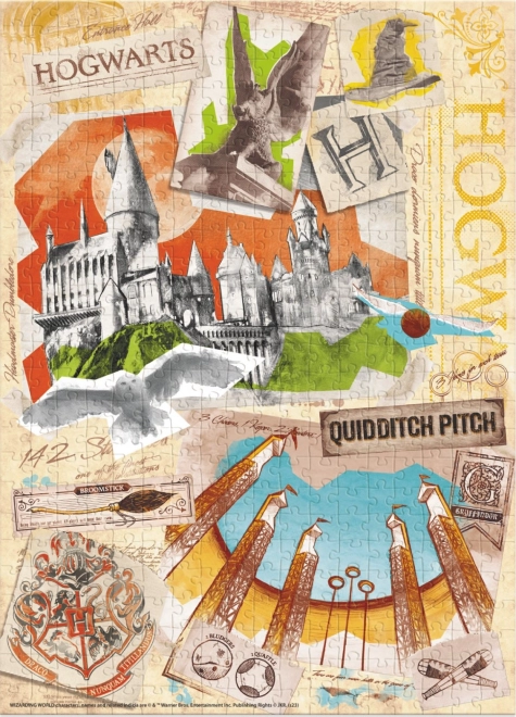 Puzzle Harry Potter: Schule für Hexerei und Zauberei in Hogwarts 450 Teile