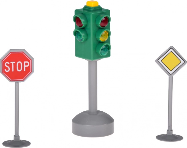 Verkeerslicht met licht en geluid voor realistisch spel