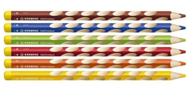 STABILO EASYstart set 6 kleurpotloden voor linkshandigen