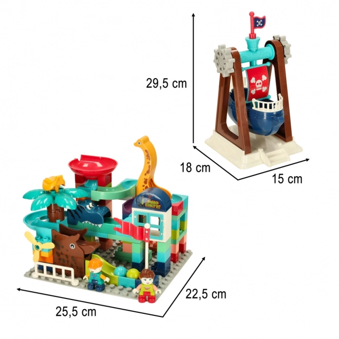 Bouwpakket knikkerbaan Bibi-inn - 121 stukken