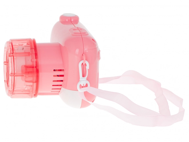 Bubbelmaker met vloeistof - Roze camera