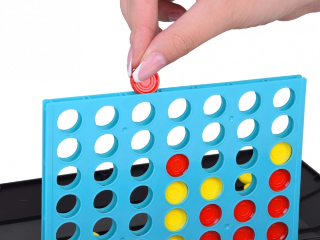 Set van 2 in 1 boter-kaas-en-eieren lijn op 4 puzzel strategie GR0679