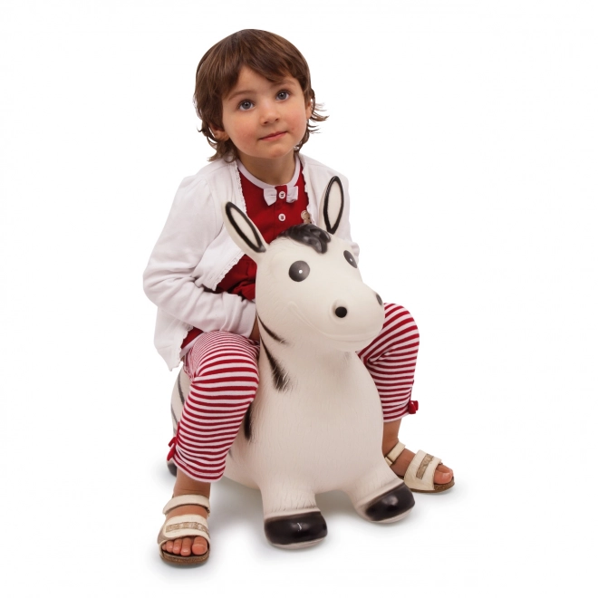 Aufblasbares Hüpfspielzeug Zebra für Kinder