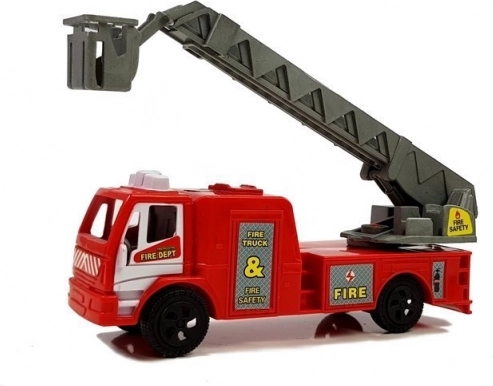 Brandweerauto met uitschuifbare ladder