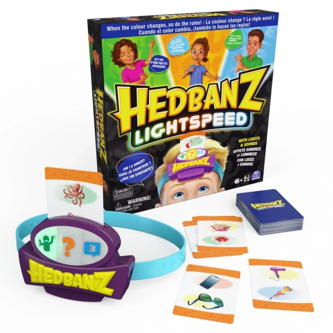 Jeu de société Hedbanz Lightspeed