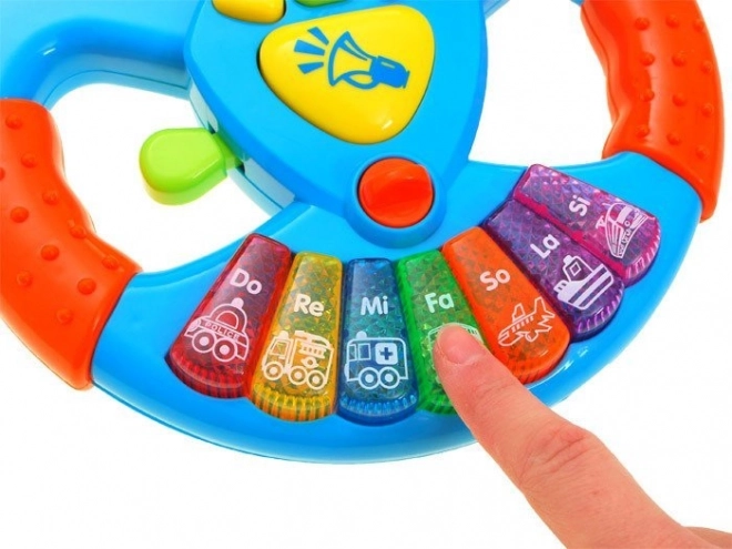 Interactieve muzikale geluiden stuurwiel ZA1592