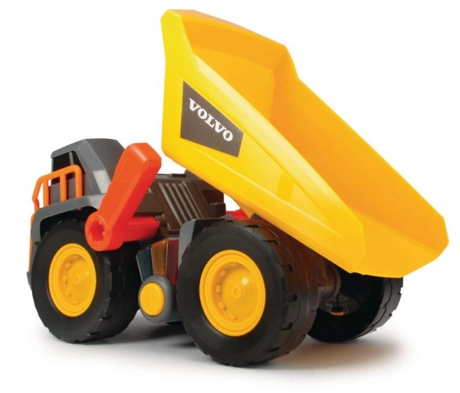 Volvo toy dump truck with lights and sounds