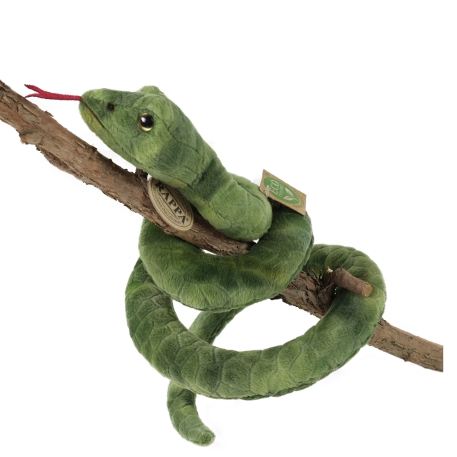 Eco-Friendly Green Plush Snake 90 cm