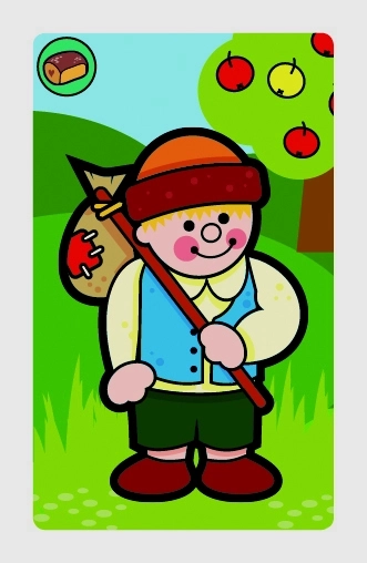 Zwarte Piet Mijn eerste sprookjes gezelschapsspel - kaarten in plastic doosje 6x9cm