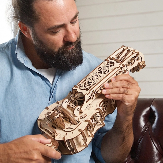 Ugears 3D houten mechanische puzzel Hurdy-Gurdy