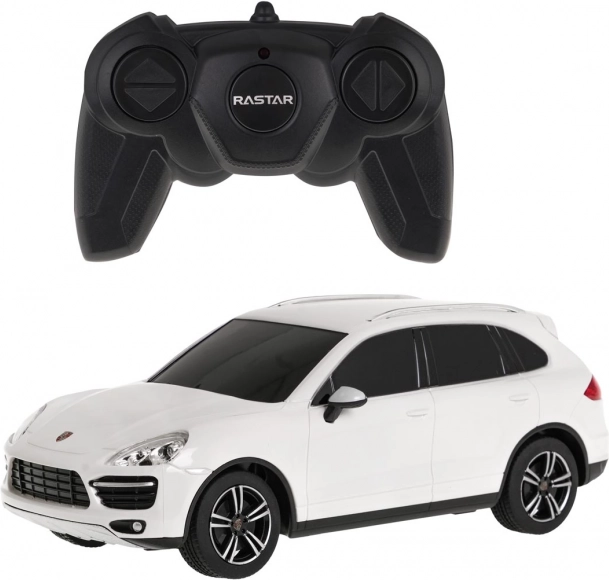 Voiture R/C 1:24 Porsche Cayenne Turbo Rastar – Blanc