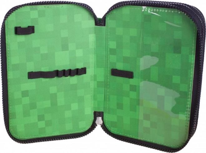 Schulmäppchen Minecraft Alex und Steve dreistöckig