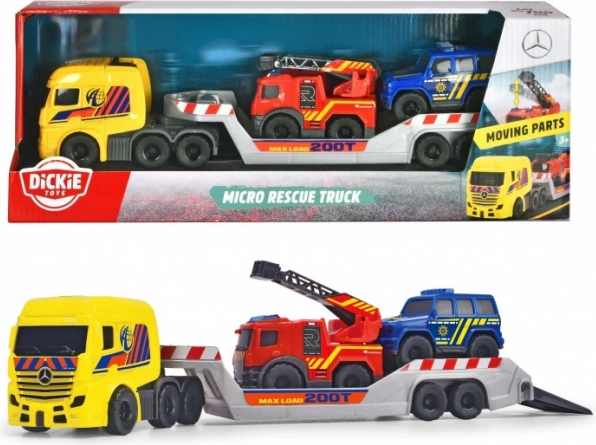 Mini-Abschleppwagen mit SOS-Fahrzeugen 32 cm DICKIE TOYS