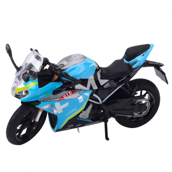 Sport Motorcycle Metal Blue 1:12