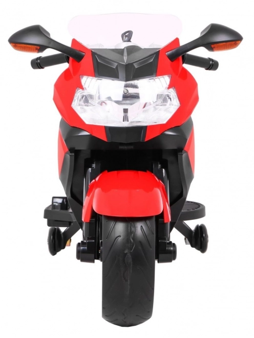 Kinder motorfiets BMW K1300S op batterij rood