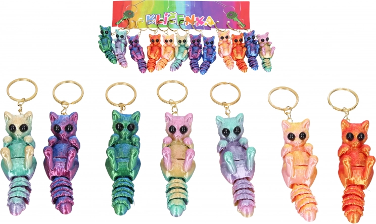 Porte-clés 3D chat
