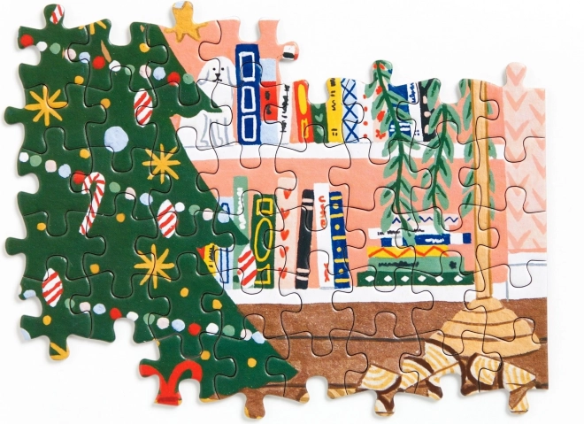 Galison Christmas Home Advent Calendar Puzzle
