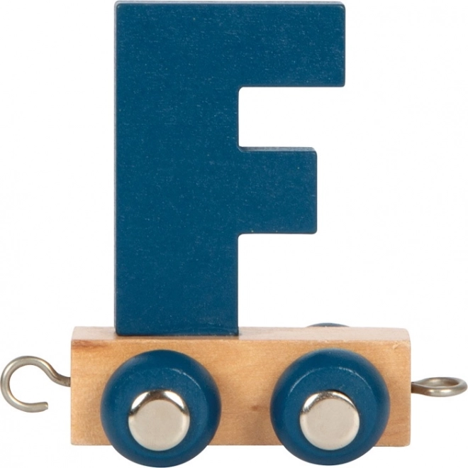 Polar Train Alphabet with Letter F