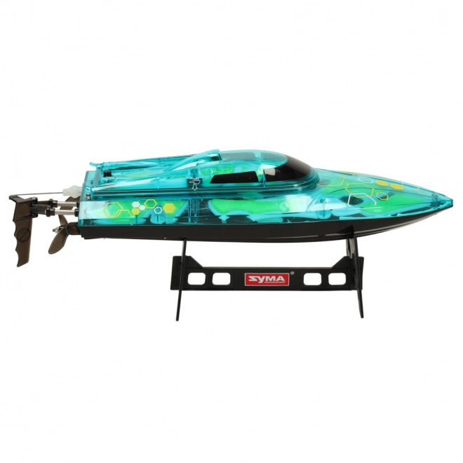 Bateau télécommandé vert Revolt Illuminator