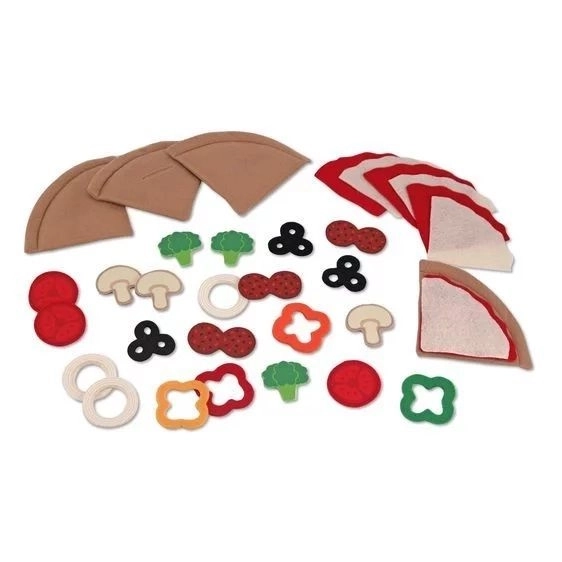 Pizza Set with Felt Material Melissa & Doug