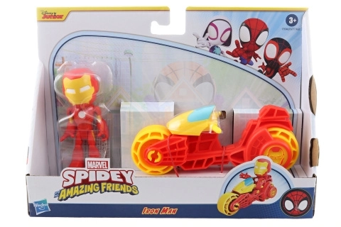 Marvel Spidey und Seine Freunde - Iron Man mit Motorrad