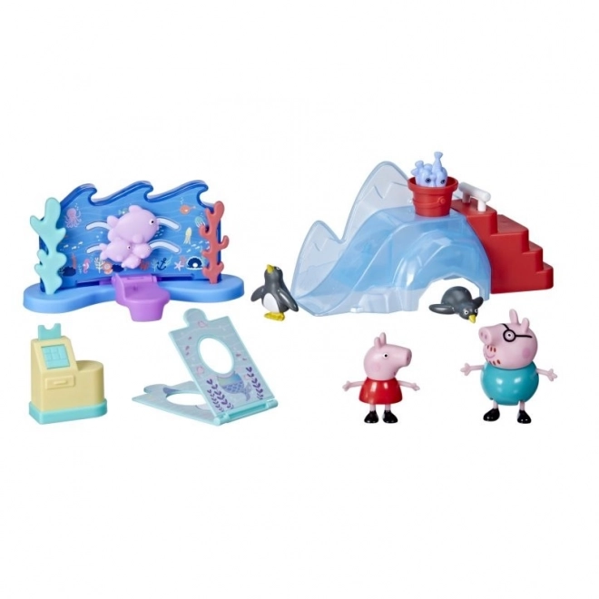 Set figuren Peppa Pig - Avontuur in het aquarium
