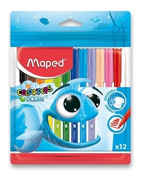 MAPED Fixy Color'Peps Océan 12 pièces