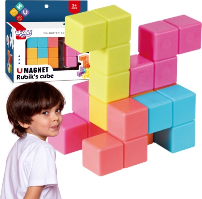 Woopie magnetic folding cube Tetris