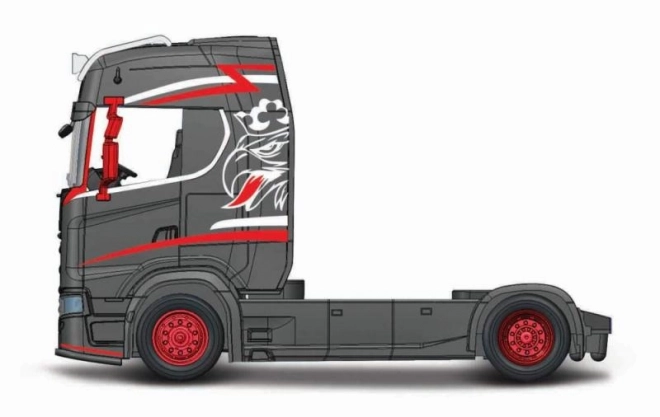 Bburago 1:43 Transporteurs Cabines Personnalisées Scania 770S – Gris