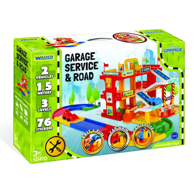Garage Service with Road by Wader
