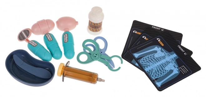 Medische set met ECG + accessoires Blauw