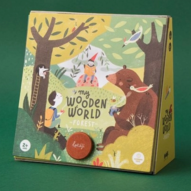 Houten Bos Londji