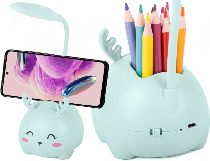 Organizer voor pennen en telefoonhouder